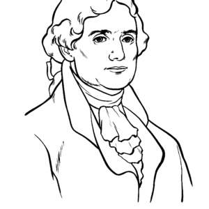 Thomas jefferson coloring pages printable for free download