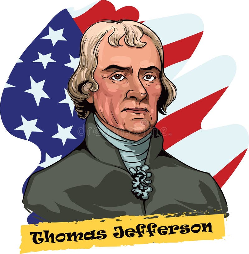 Thomas jefferson stock illustrations â thomas jefferson stock illustrations vectors clipart