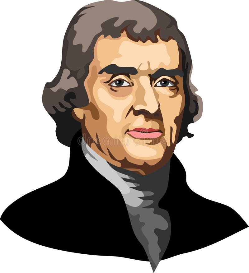 Thomas jefferson stock illustrations â thomas jefferson stock illustrations vectors clipart