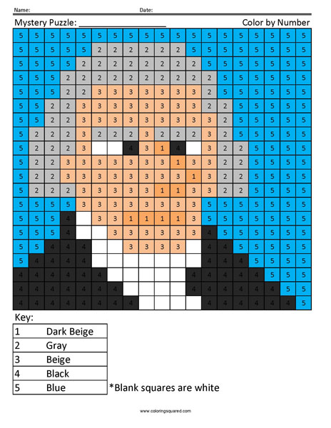 Thomas jefferson coloring puzzle