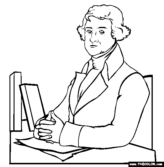 Presidents online coloring pages