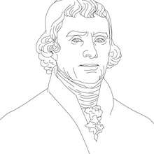 President thomas jefferson coloring pages