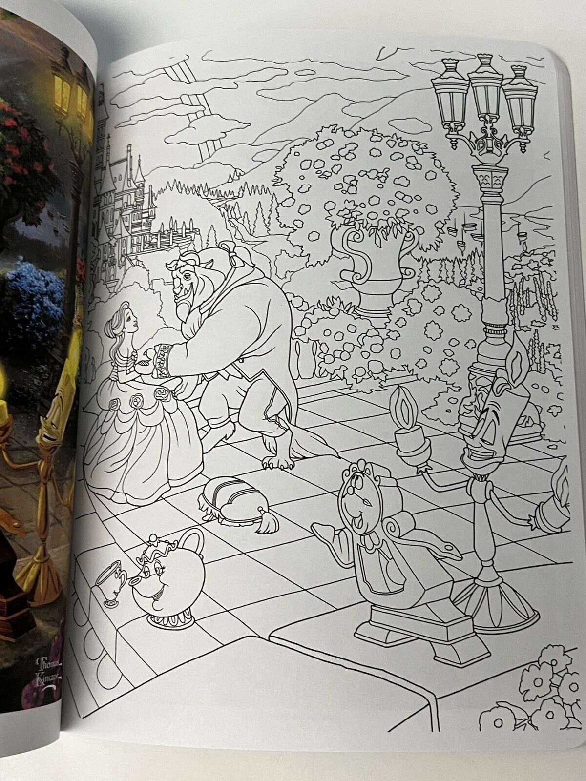 Disney dreams collection thomas kinkade studios disney princess coloring book