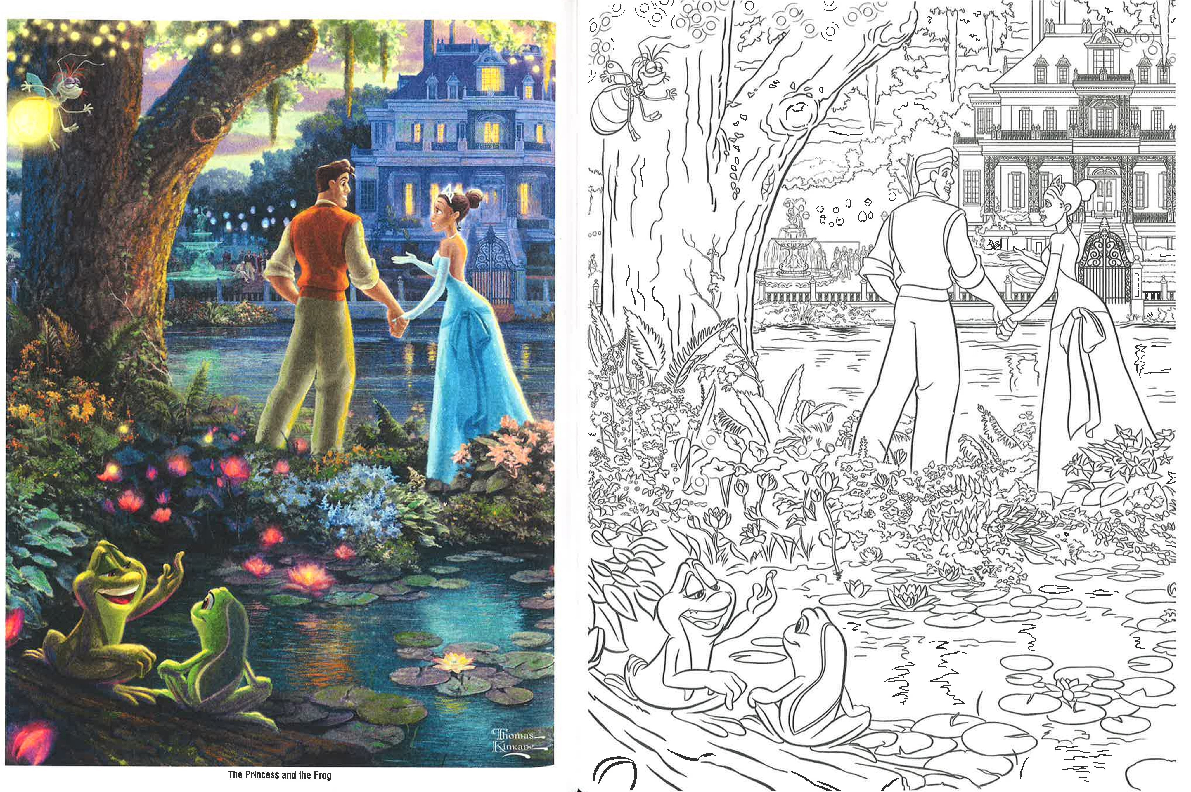 Disney dreams collection thomas kinkade studios coloring book â