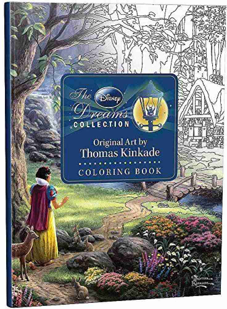 Genrc the disney dreams collection thomas kinkade coloring book alice beauty beast