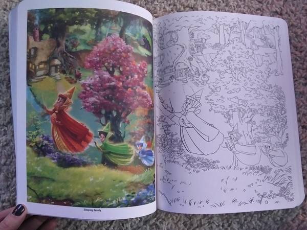 Thomas kinkade disney coloring book
