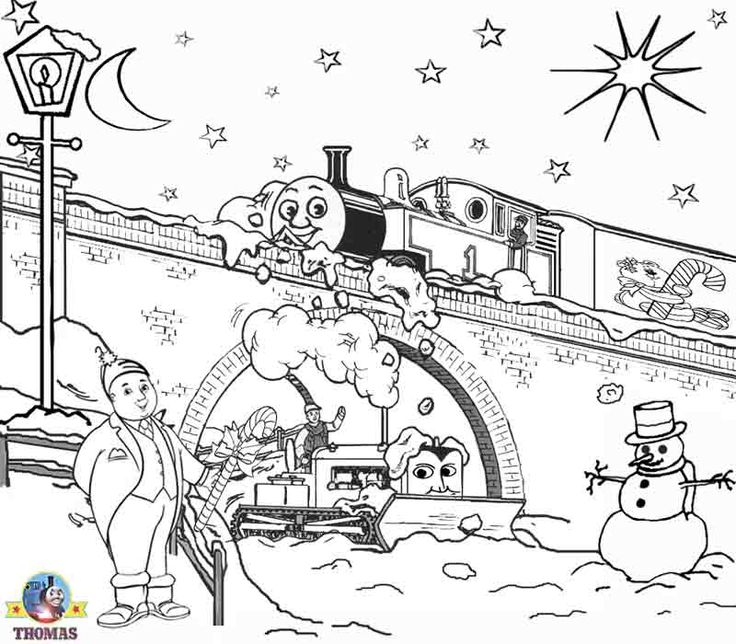 Free christmas coloring pages for kids printable thomas snow pictures train coloring pages printable christmas coloring pages coloring pages