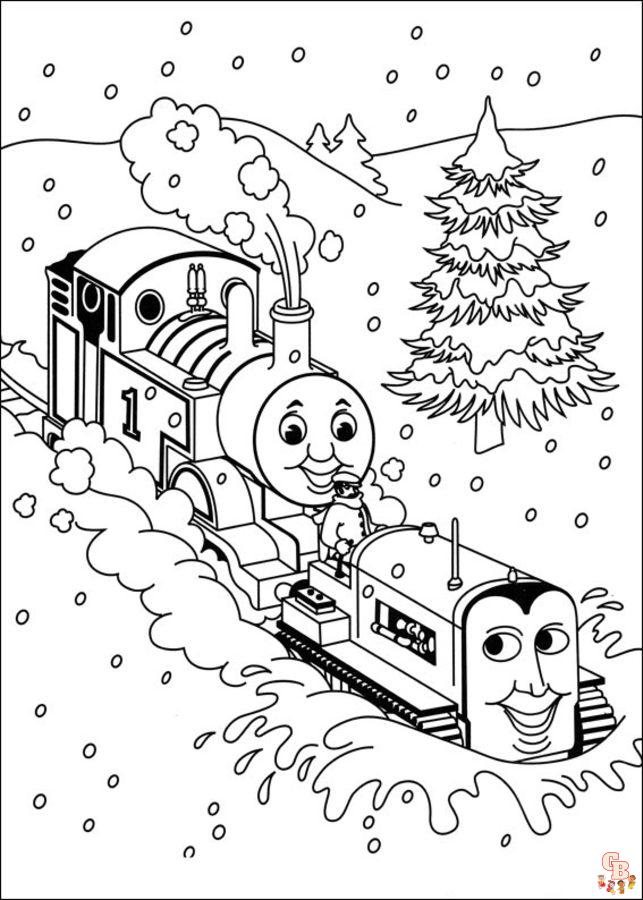 Thomas the train coloring pages printable sheets for kids