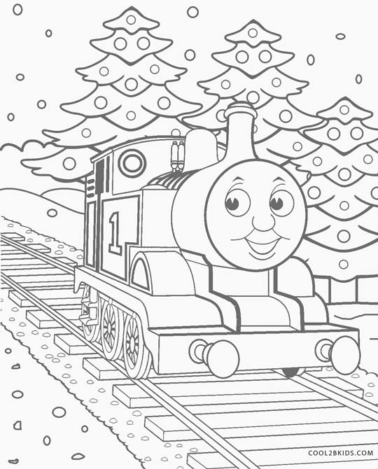 Free printable thomas the train coloring pages for kids