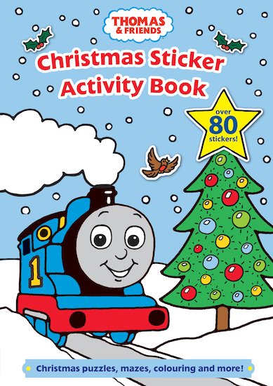 Thomas and friends christmas sticker activity book