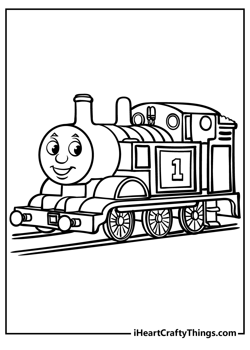 Thomas the train coloring pages free printables