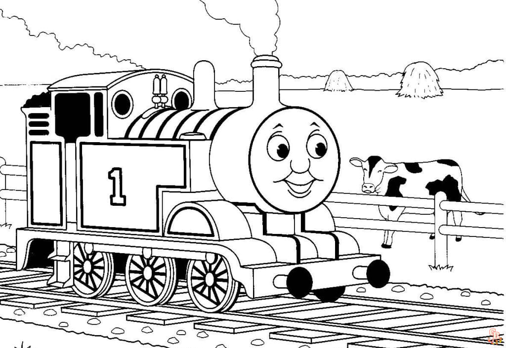 Thomas coloring pages free printable and easy to color