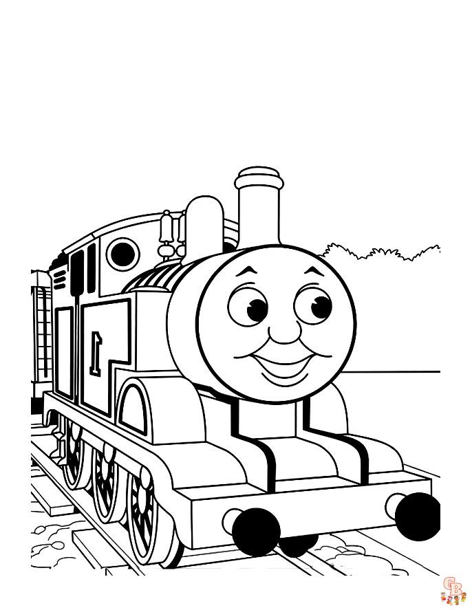 Thomas coloring pages free printable and easy to color