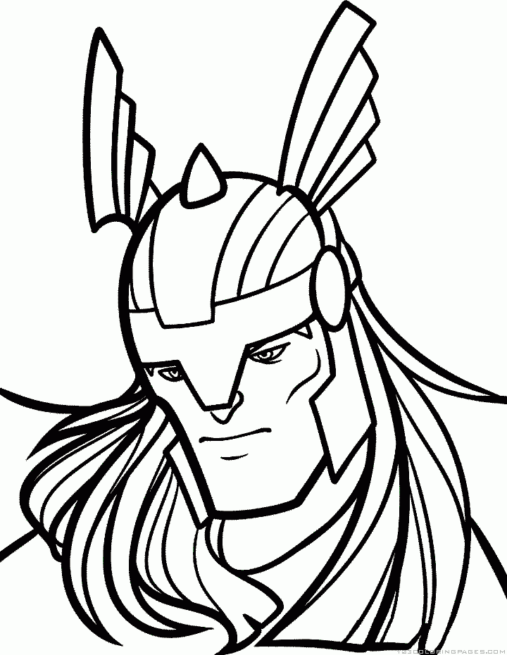 Thor coloring pages