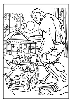 Thor iron man hulk more marvel superhero coloring pages collection