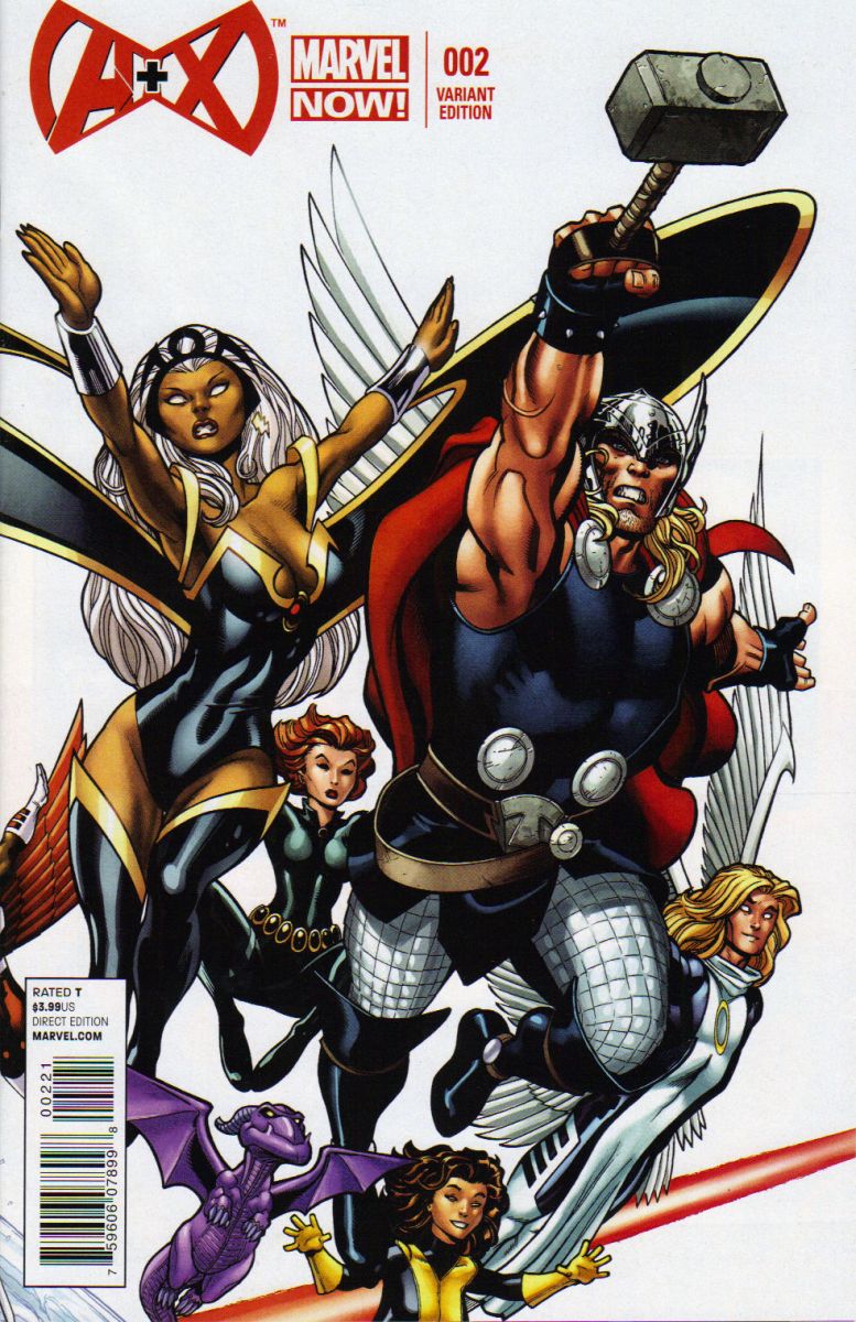 A plus x ed mcguinness color variant marvel ax avengers x