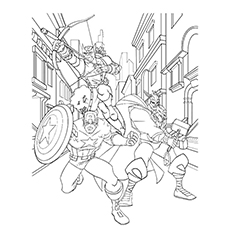 Wonderful avengers coloring pages for your toddler