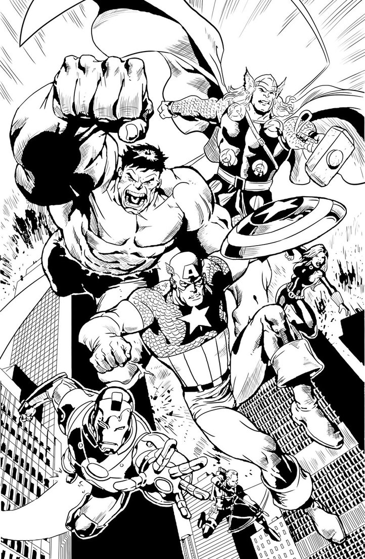 Avengers coloring pages