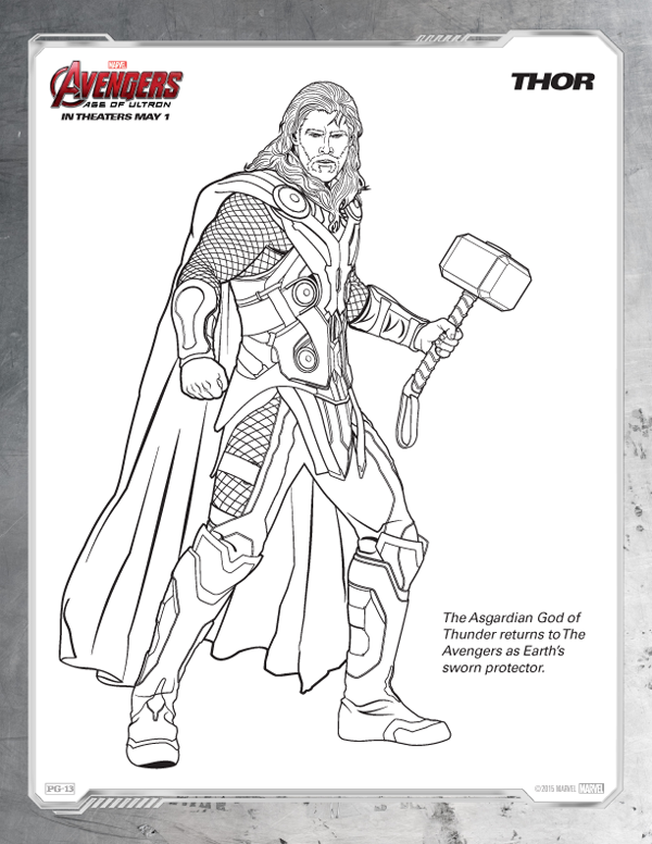 Avengers coloring pages