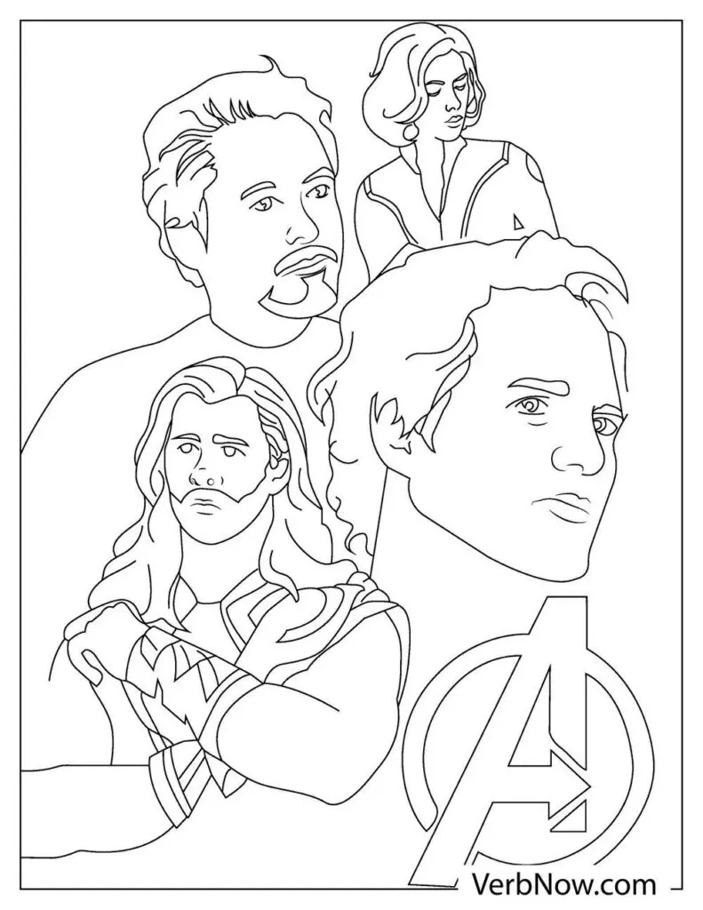 Free thor coloring pages book for download printable pdf