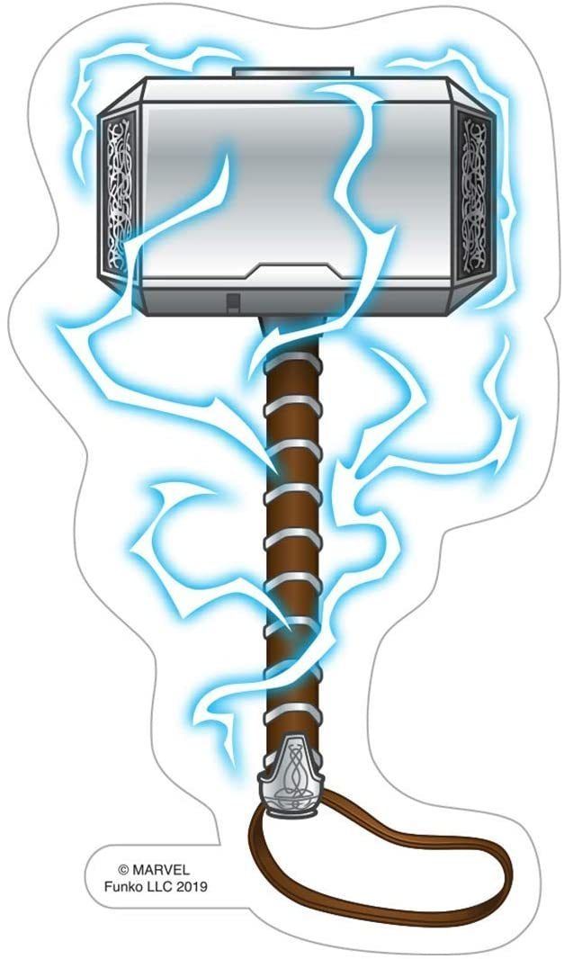 Mjolnir glow in the dark decals and stickers pop price guide marvel tattoos cute drawing images thor art