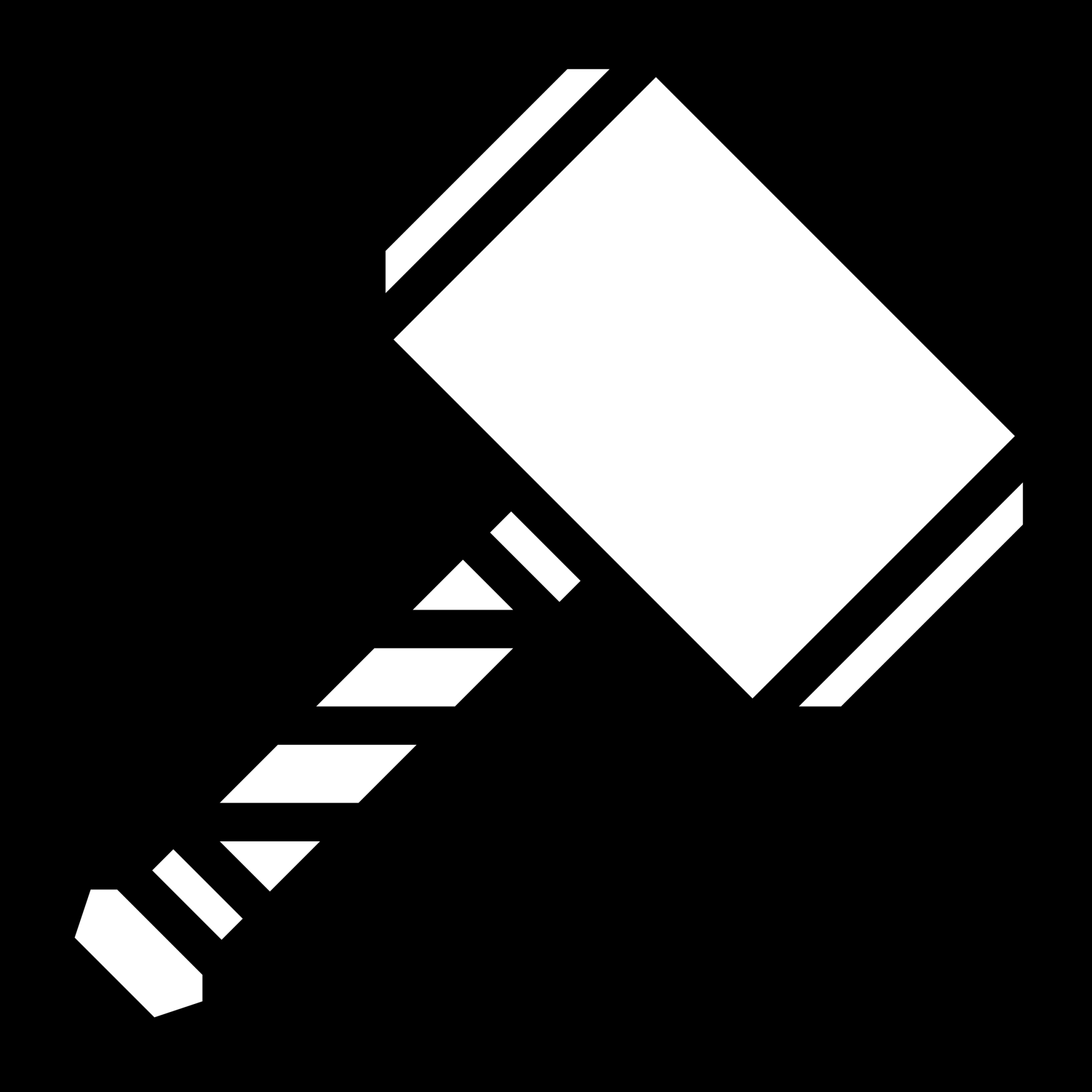 Thor hammer icon