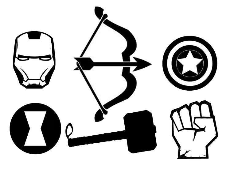 Thor hammer pumpkin stencil