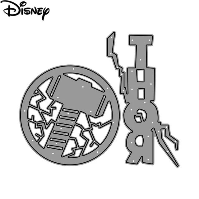 Thor word hammer metal cutting dies marvels avengers mjolnir die cuts diy scrapbooking photo decorative paper card crafts die