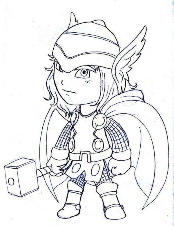 Free thor coloring pages pdf