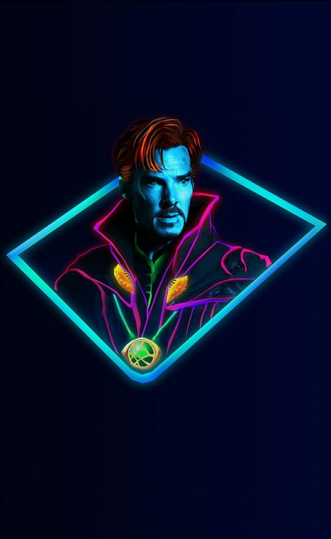 Avengers neon wallpapers