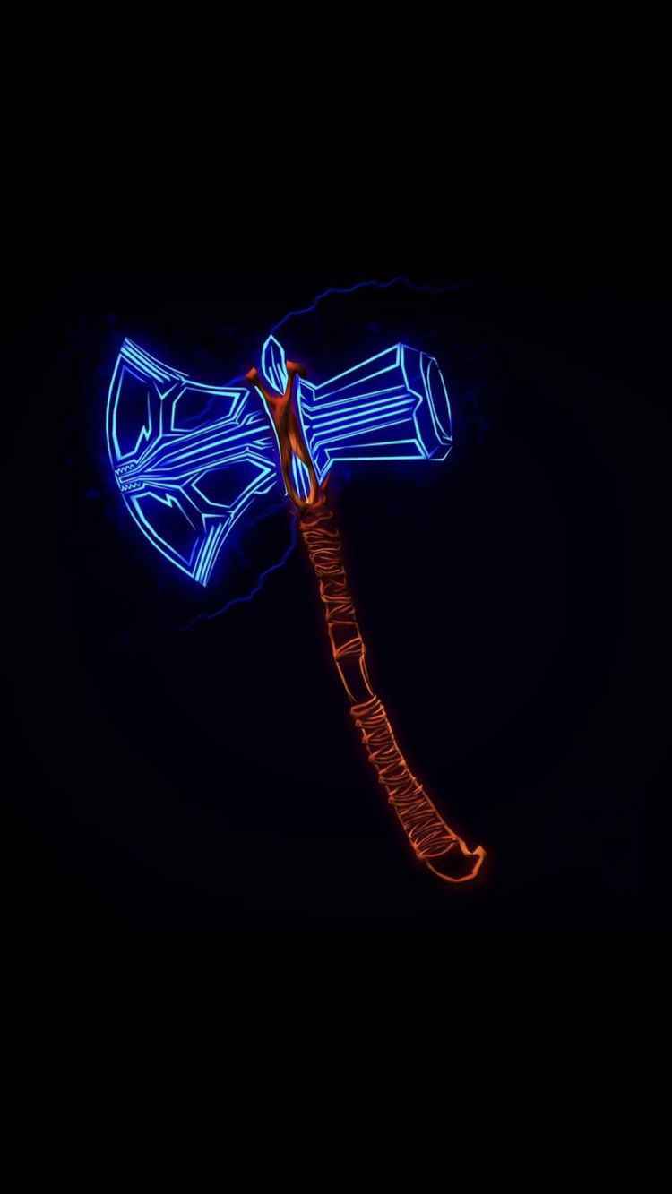 Thor axe iphone wallpaper