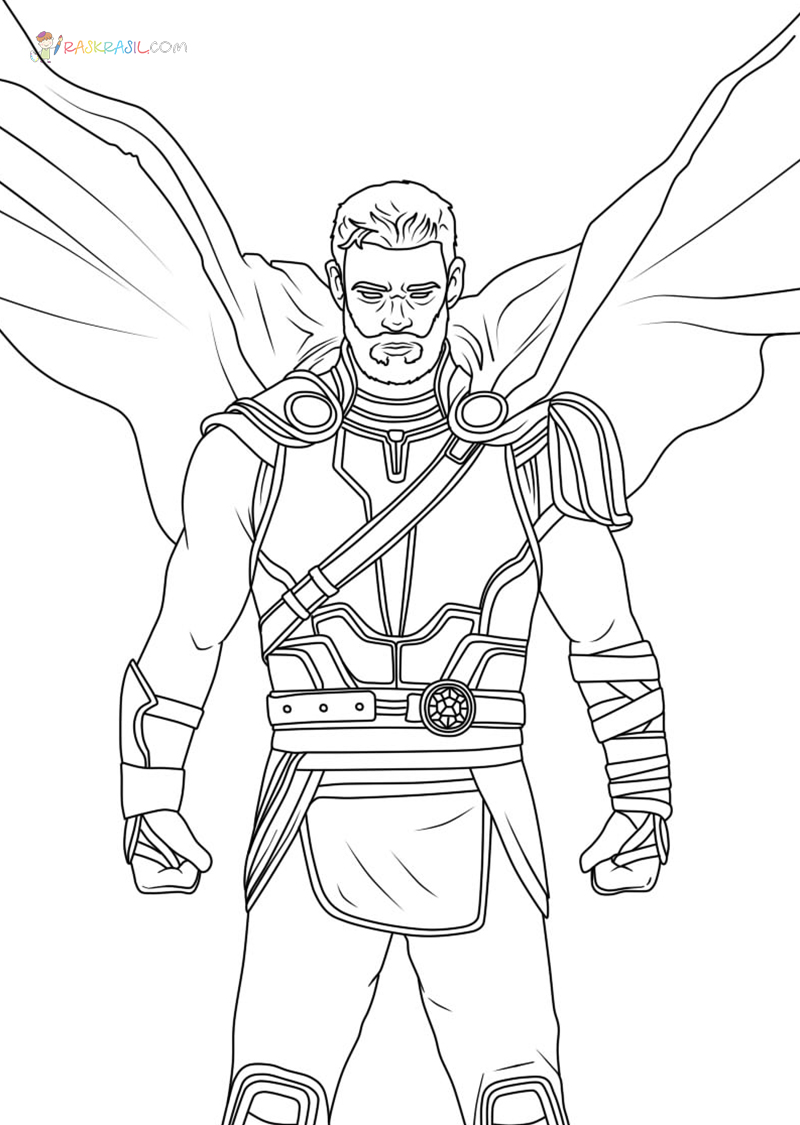 Thor coloring pages pictures free printable
