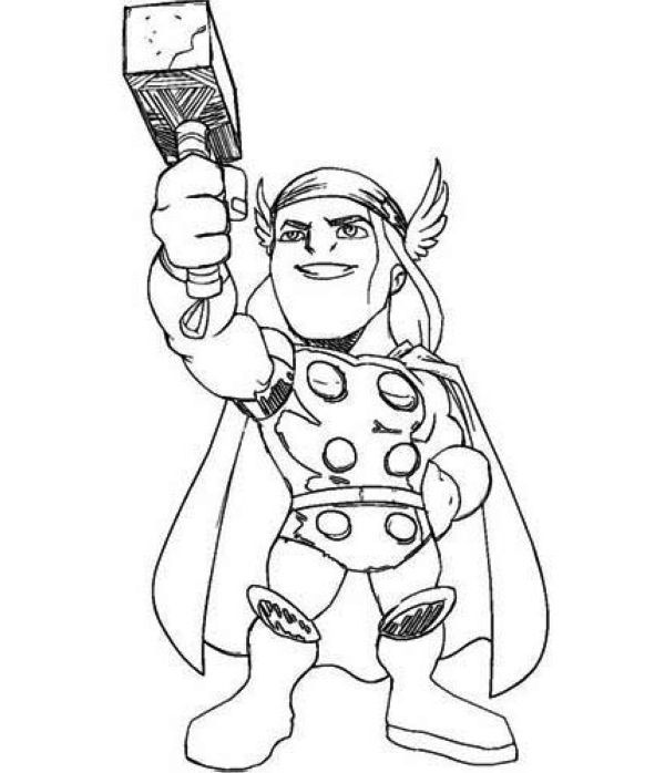 Free thor coloring pages pdf