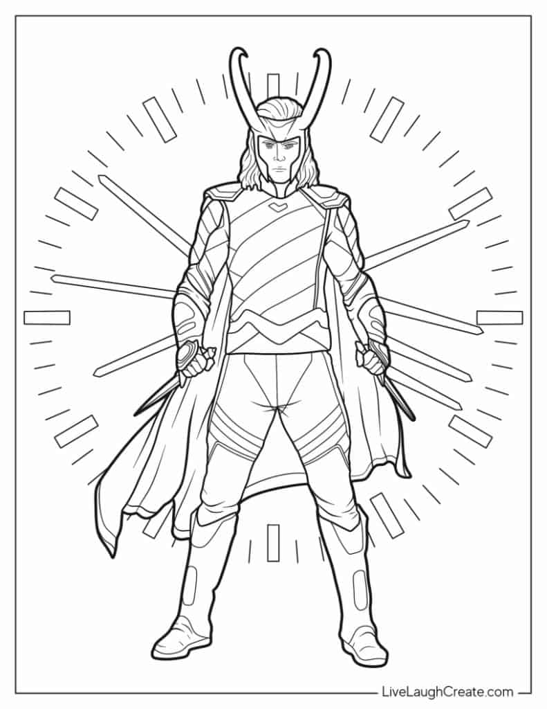 Thor coloring pages free pdf printables