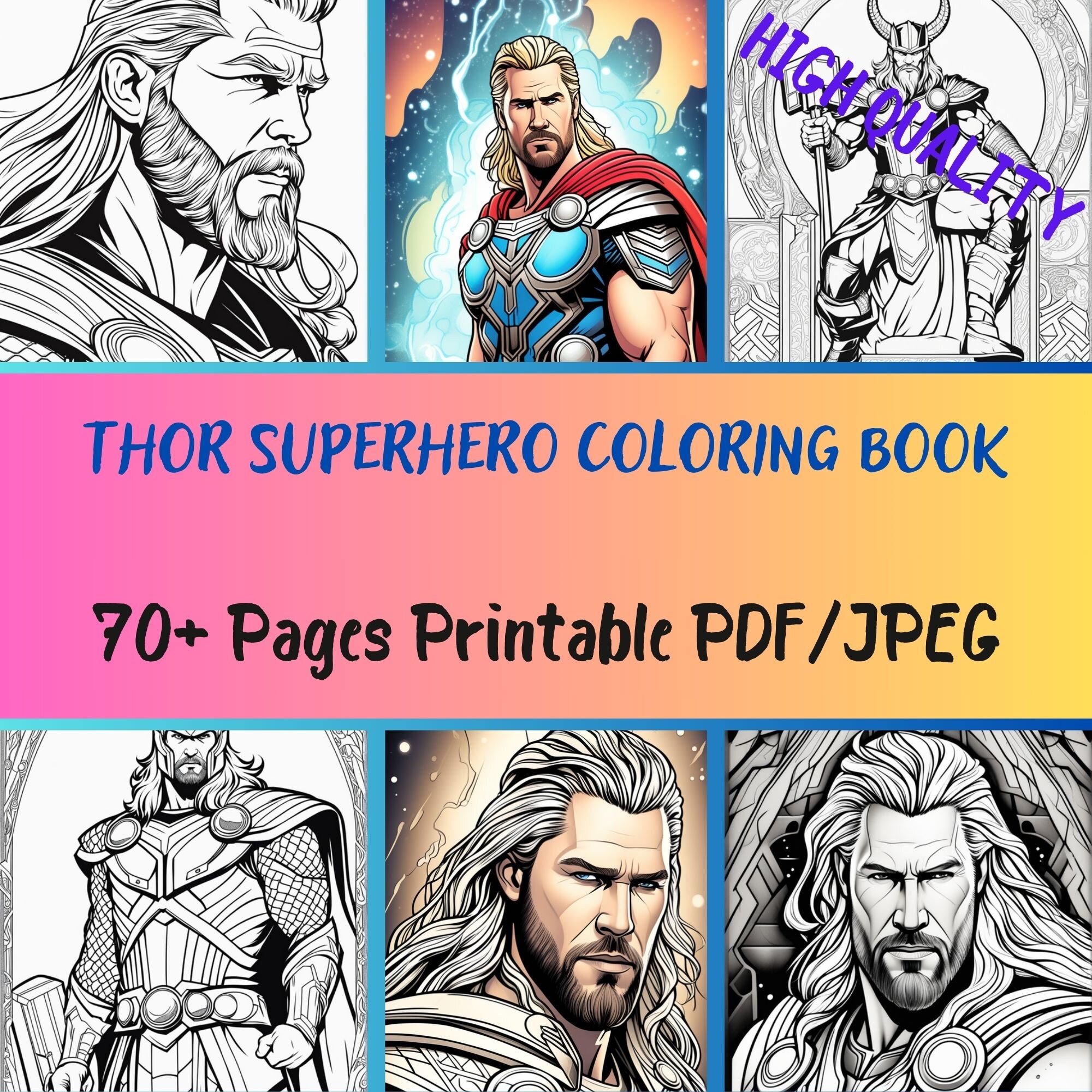 Thor coloring