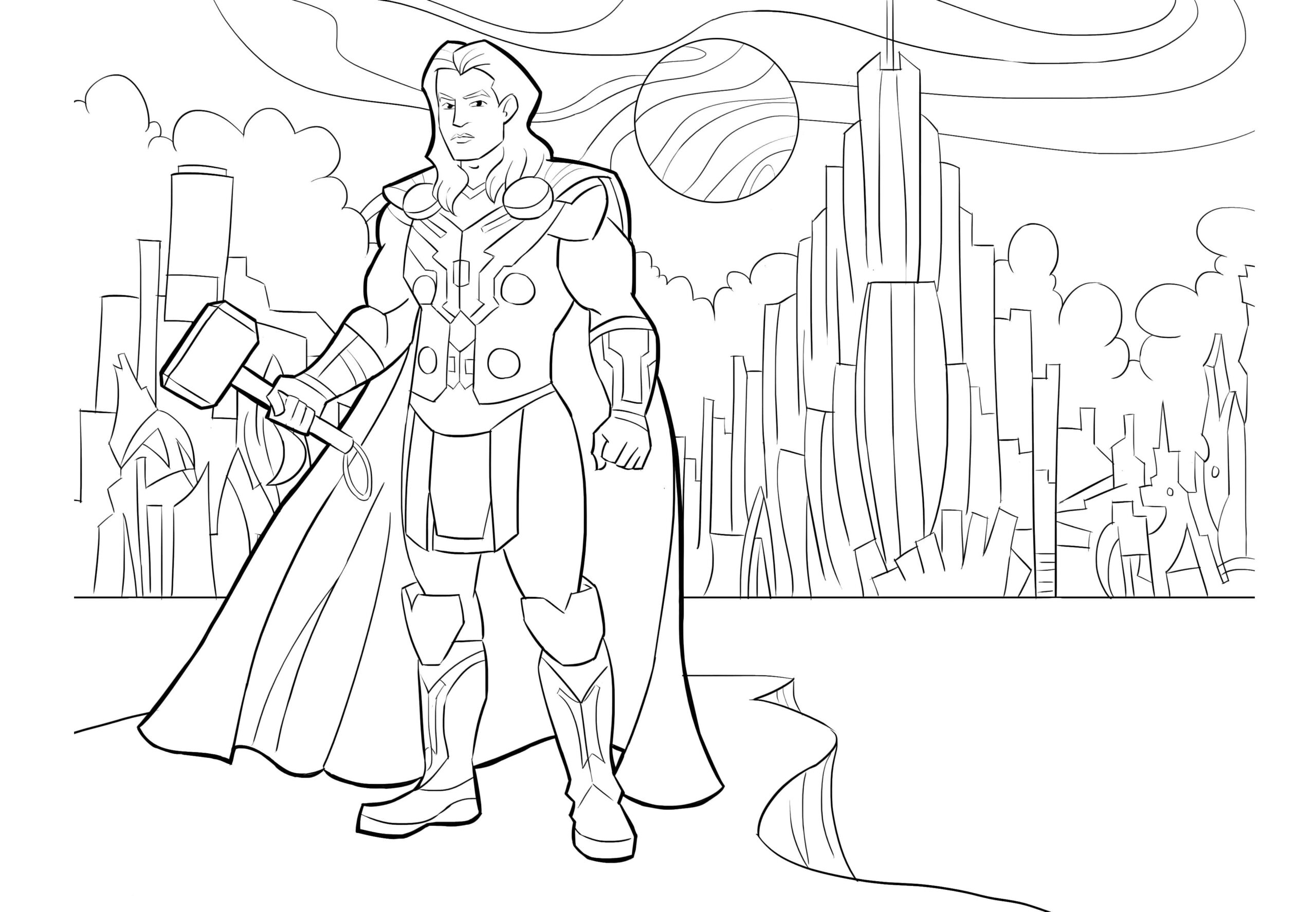 Avengers coloring pages