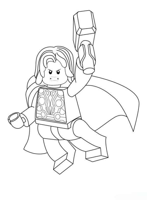 Free thor coloring pages pdf