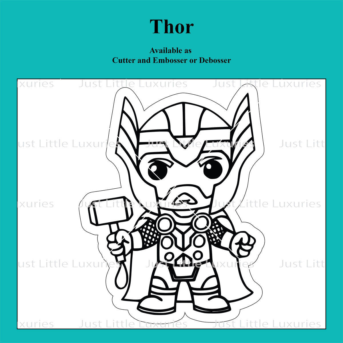 Thor super hero cookie cutter â just little luxuries