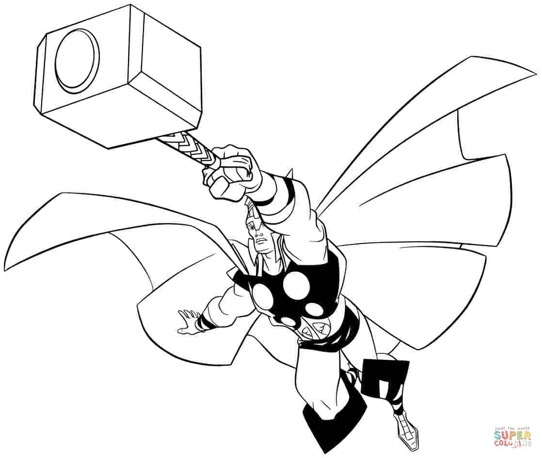 Avengers coloring pages for free