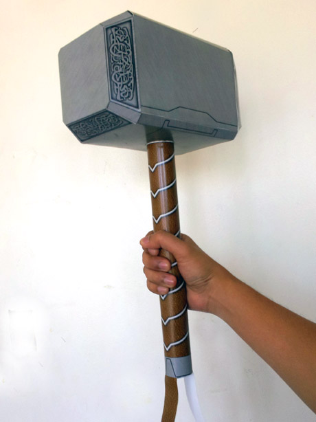 Avengers mjolnir papercraft