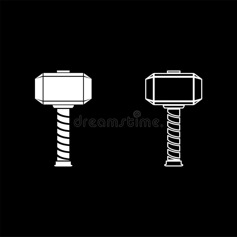 Thors hammer stock illustrations â thors hammer stock illustrations vectors clipart