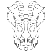 Masks coloring pages free coloring pages
