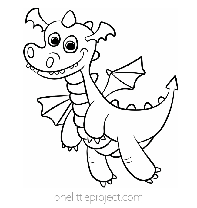 Free dragon coloring pages printable coloring pages of dragons