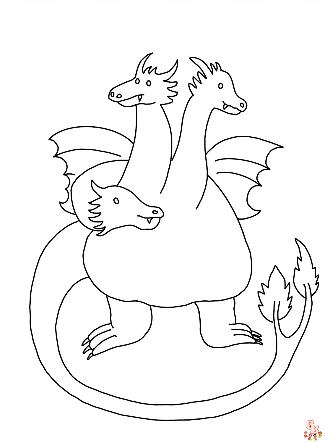 Find the best king ghidorah coloring pages on