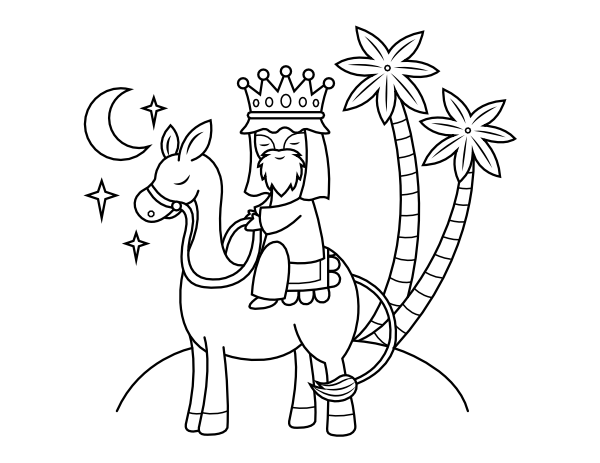 Printable magi coloring page