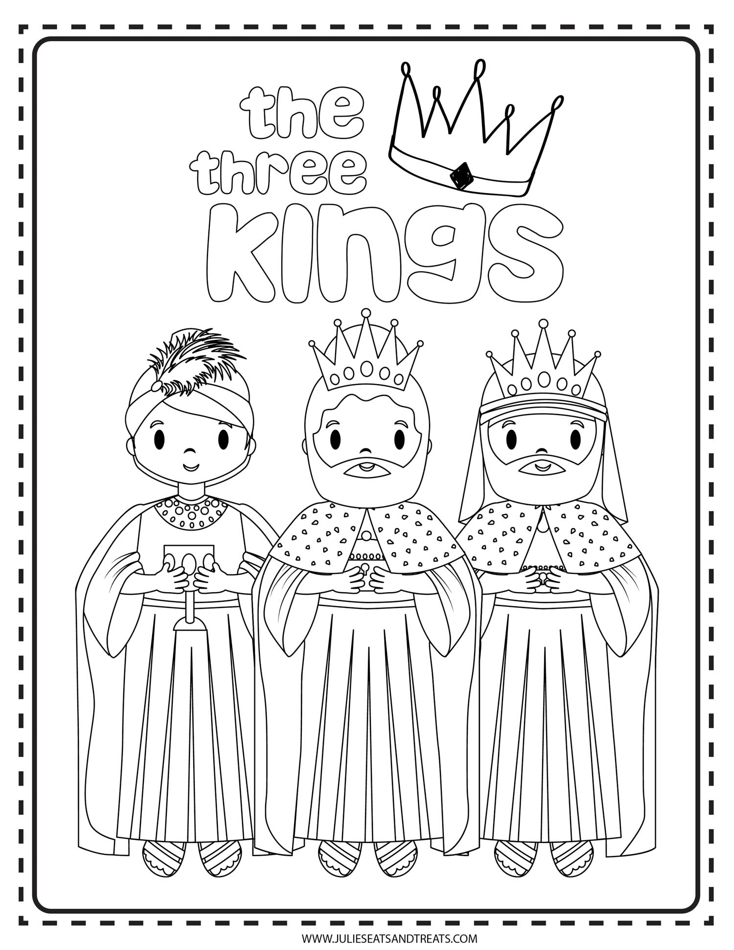 Nativity coloring pages