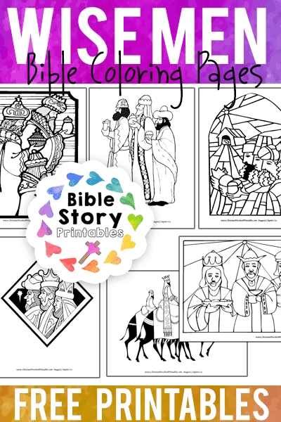 Wise men bible coloring pages