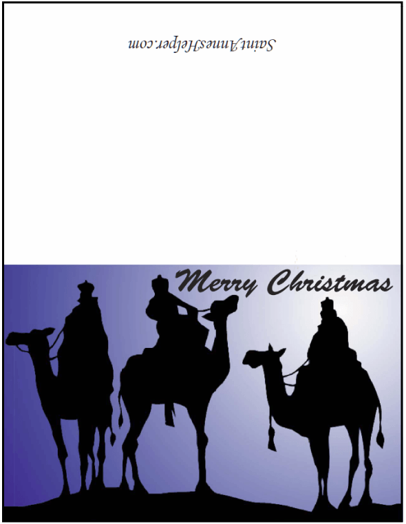 We three kings christmas card â free printable christmas card