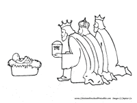 Wise men bible coloring pages