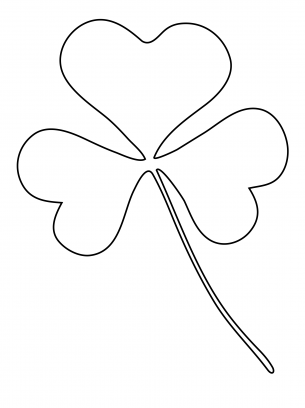 Leaf clover activities template